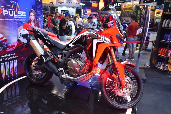 Pasay Mar Двухместный Мотоцикл Honda Africa Racing Motor Festival Trade — стоковое фото