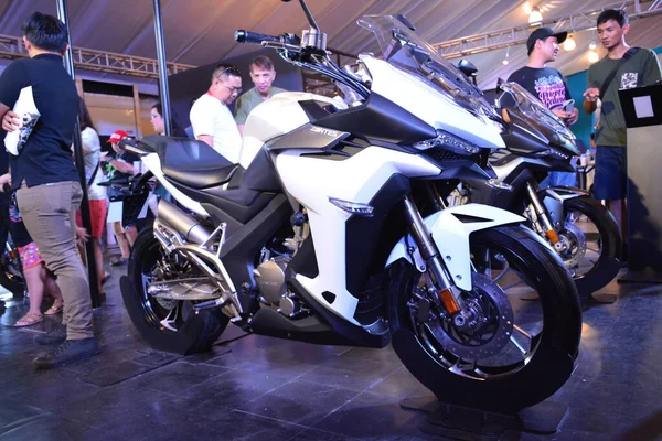 Pasay Mar Zontes Motorcycle Racing Motor Bike Festival Trade Show — 스톡 사진