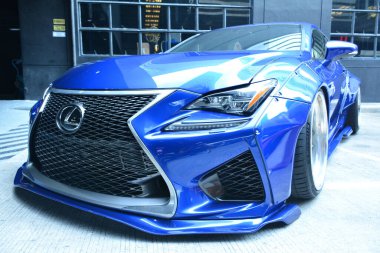 TAGUIG, PH - 13 Temmuz - Lexus rcf 13 Temmuz 2019 Bonifacio Global City, Taguig, Filipinler.