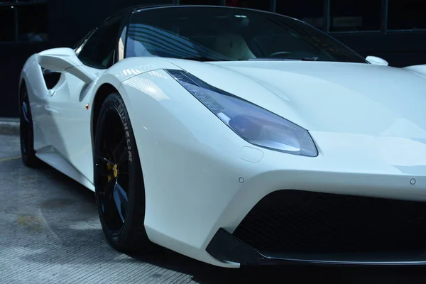 Taguig Julio Ferrari Supercar Julio 2019 Bonifacio Global City Taguig —  Fotos de Stock