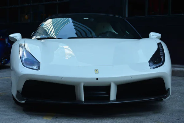 Taguig Lipiec Supersamochód Ferrari Lipca 2019 Bonifacio Global City Taguig — Zdjęcie stockowe