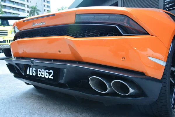 Taguig Juli Lamborghini Huracan Juli 2019 Bonifacio Global City Taguig — Stockfoto