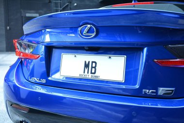 TAGUIG, PH - 13 Temmuz - Lexus rcf 13 Temmuz 2019 Bonifacio Global City, Taguig, Filipinler.