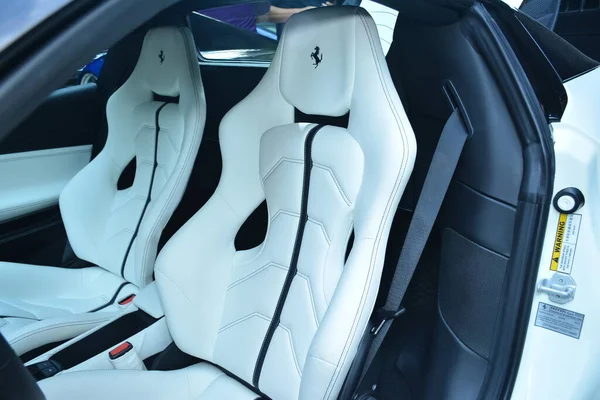 Taguig Června Ferrari Supercar Seats July 2019 Bonifacio Global City — Stock fotografie