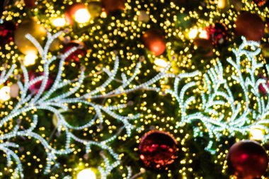 Işık bokeh renk arka plan defocused