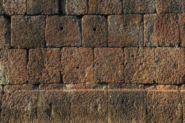 Sabah güneşin laterite taş arka plan görüntüsü.