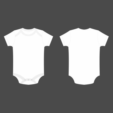 Beyaz romper vektör