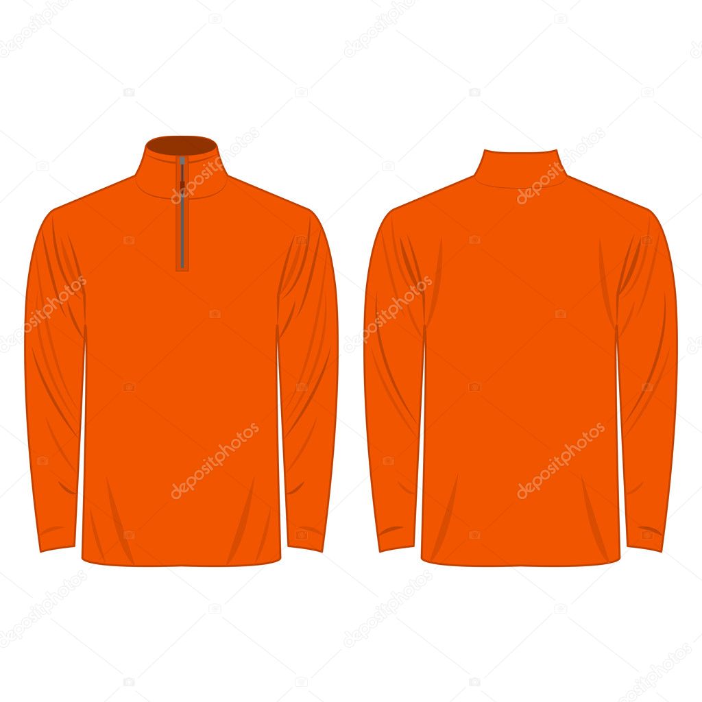long sleeve orange Shirt