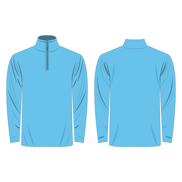 long sleeve baby blue Shirt