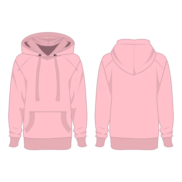 Baby roze hoodie — Stockvector