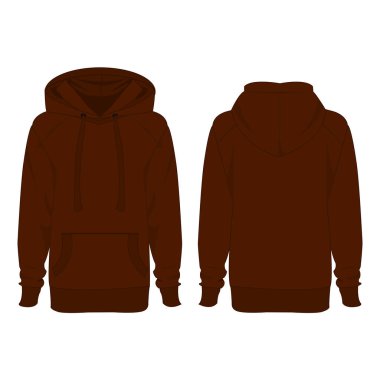 Kahverengi Kış hoodie