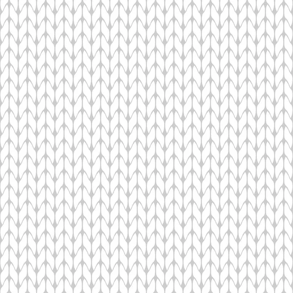 孤立的针织白色背景图案矢量 — 图库矢量图片