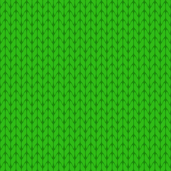 Vecteur de motif tricoté vert clair isolé — Image vectorielle
