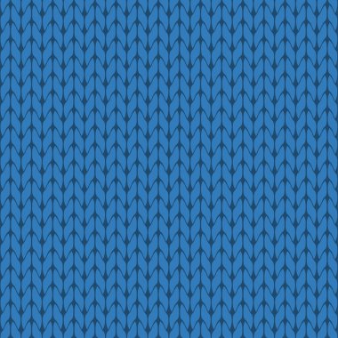 İzole örme açık mavi renkli tasarlamak vektör