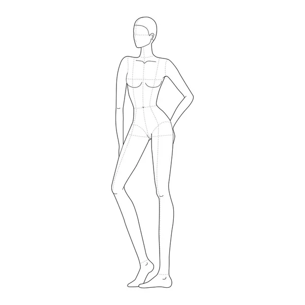 Woman Template Drawing Woman Template Drawing