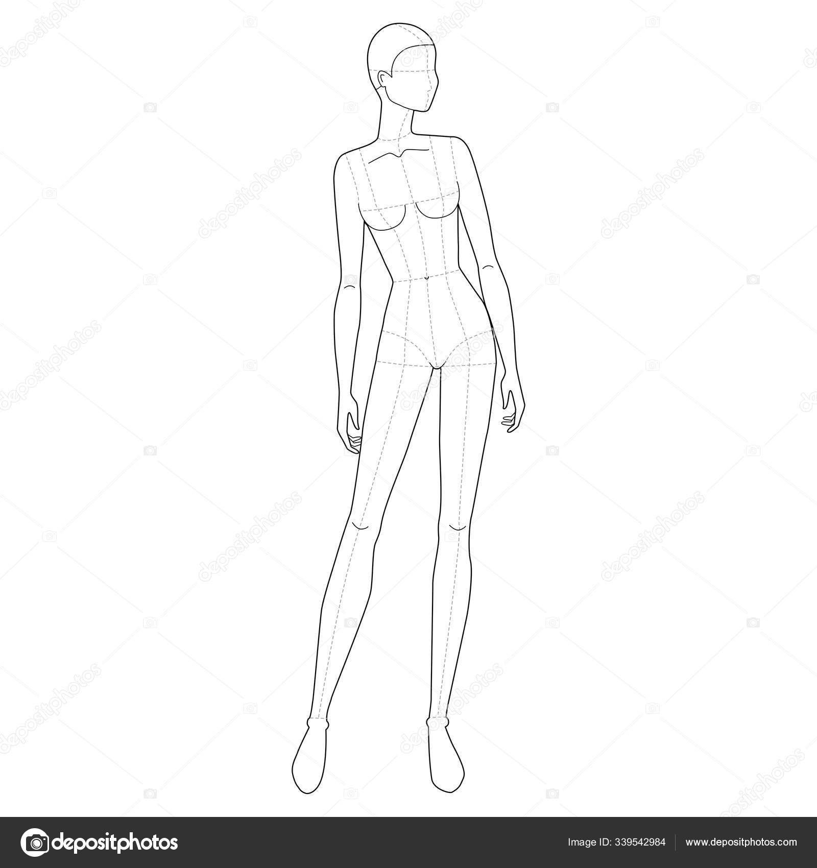 Female Sketch Template Female Sketch Template