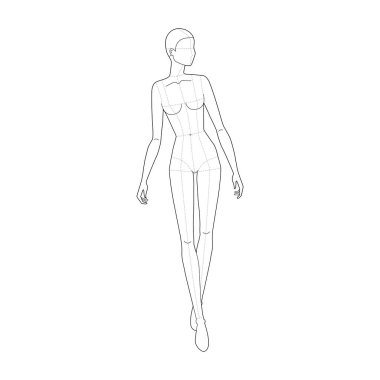 Yürüyen kadın modası doğru görünüyor..