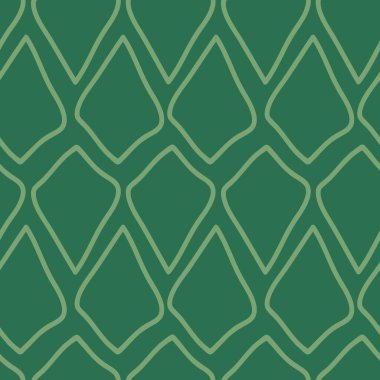 Ejderha pulları arkaplan modeli, kusursuz tekrarlayan vektör, yeşil üzerine yeşil