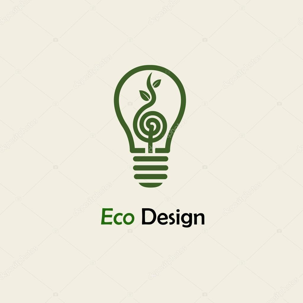 Eco design logo