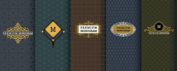 Zarif tasarım etiket kümesi