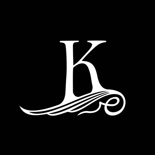 Hoofdletter K — Stockvector