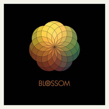 moda geometrik çiçek  