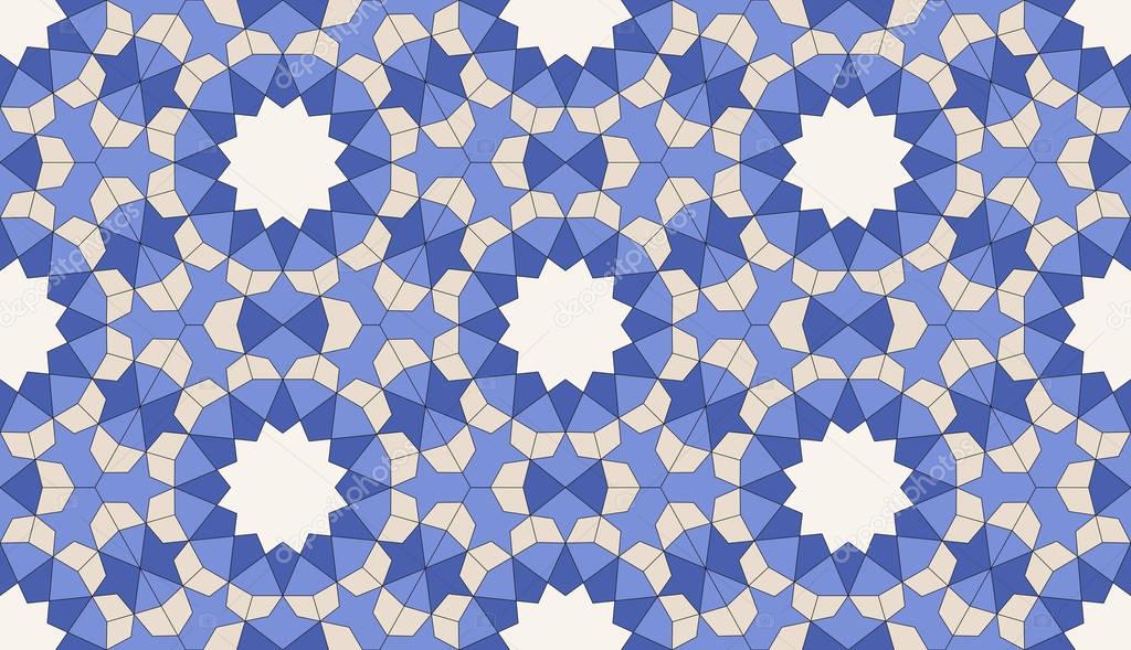 Islamic geometric seamless pattern