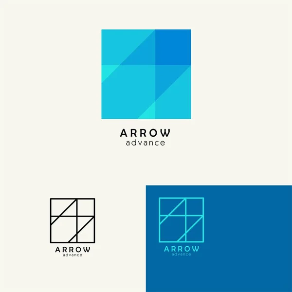Trendy minimalistische sjabloon voor logo 's — Stockvector