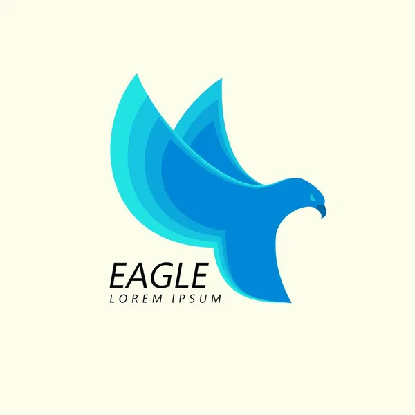 Blue Eagle attaque le vol — Image vectorielle