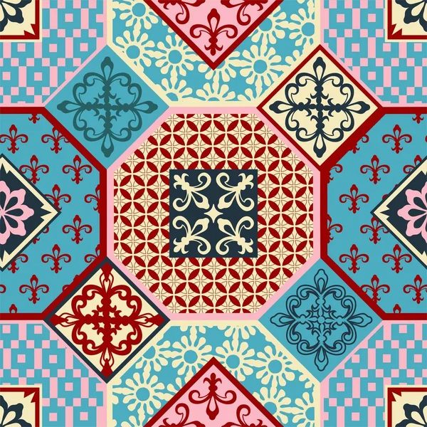 Modieuze patroon in de Arabische stijl, naadloze achtergrond, arabesque vector. — Stockvector