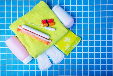 kadın hijyen yastıkları, peçete, tampon adet için