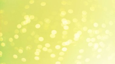 Bokeh efektli sarı arkaplan. Rahatlatıcı bir iç renk. Baskı kağıdı dokusu. Beyaz bokeh. Yaz ve güneş.