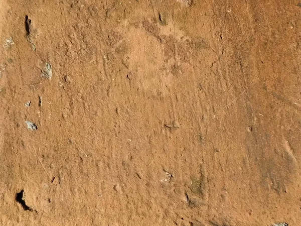 Tijolo Pedra Close Textura Fundo Vermelho Brilhante Marrom Laranja Cores — Fotografia de Stock