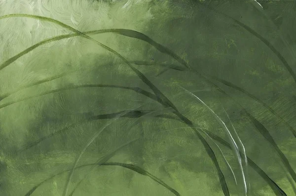 Kağıt üzerine çizgiler çizilmiş yeşil soyut arkaplan