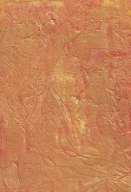 Akriliklerle boyanmış altın desenli arkaplan