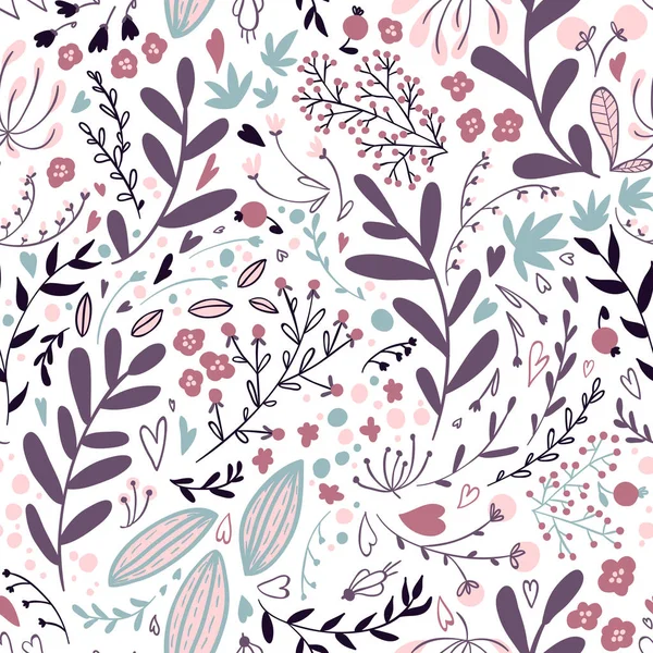 Çiçek arkaplanı, çiçekli desen, vektör illüstrasyonu