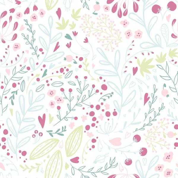 Çiçek arkaplanı, çiçekli desen, vektör illüstrasyonu