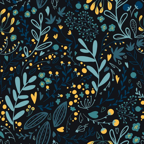 Çiçek arkaplanı, çiçekli desen, vektör illüstrasyonu