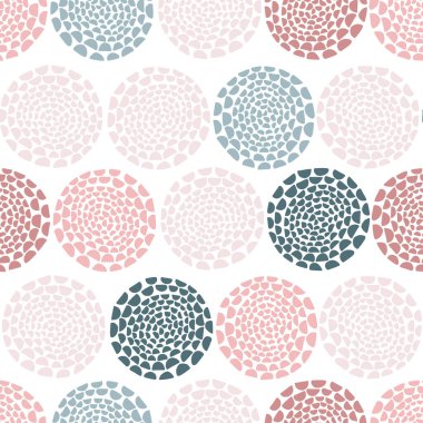 Minimalist kusursuz desen. Pastel renklerle çizilmiş vektör el çizimi. Basit bir arkaplan baskı, tekstil, kumaş, duvar kağıdı, ambalaj kağıdı, ovalama vs. için idealdir