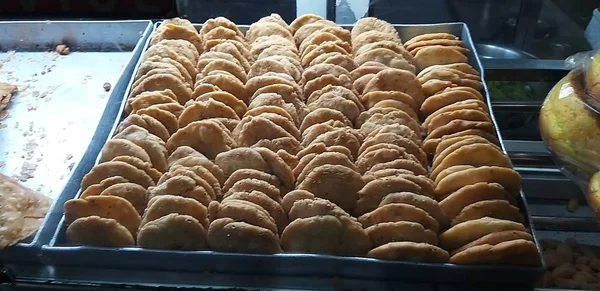 Die Zurschaustellung Eines Süßen Snacks — Stockfoto