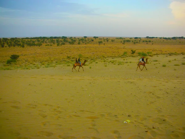 广阔的沙漠 — 图库照片