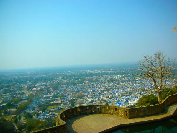 Orașul Albastru Jodhpur Din India — Fotografie, imagine de stoc