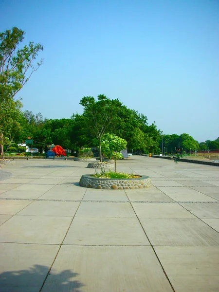 印度昌迪加尔的一个室外公园 — 图库照片