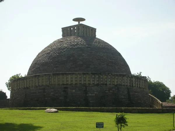 Templo Velho Sanchi Índia — Fotografia de Stock