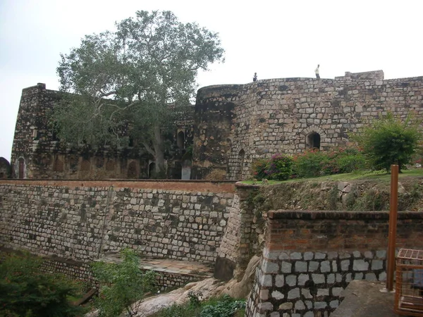 Látogatás Egy Régi Erőd Jhansi India — Stock Fotó