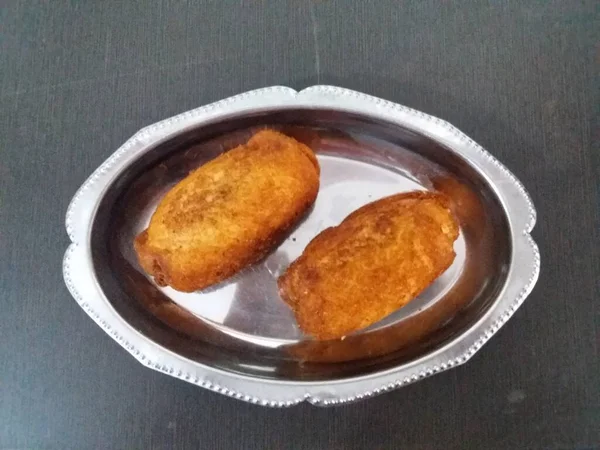 Lanches Indianos Fritos Para Refeição — Fotografia de Stock