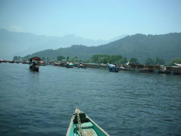 Båtliv Min Semester Kashmir Indien — Stockfoto