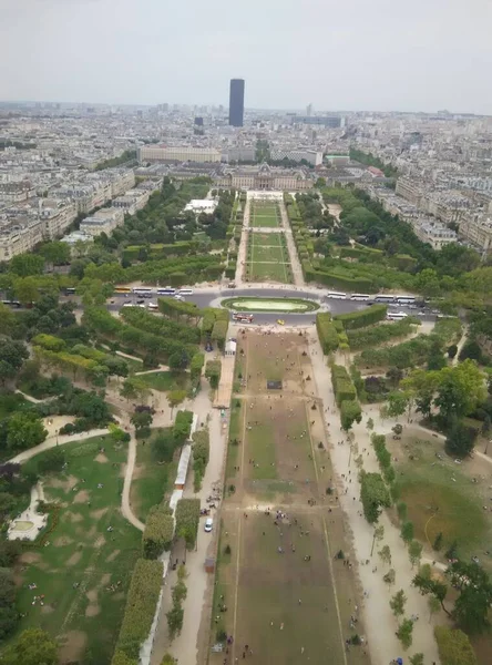 Una Vista Aerea Della Città — Foto Stock