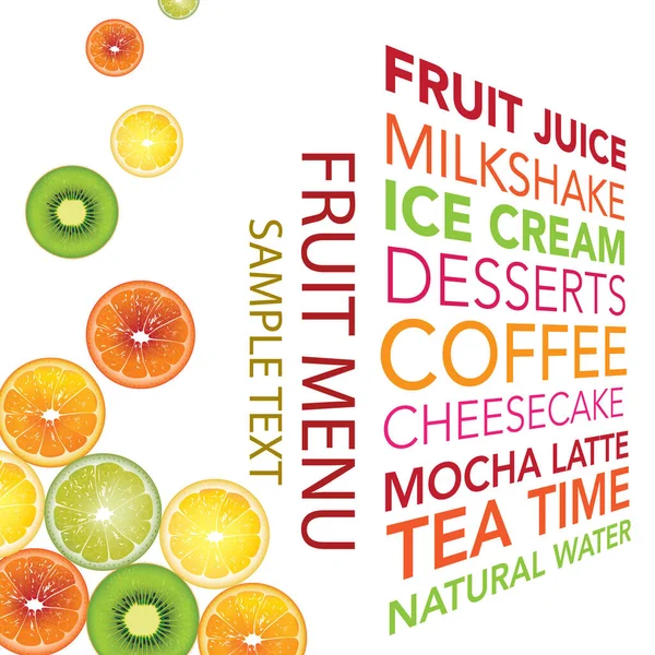 Fruit Vegetable Icons Stock Illustration — Stock Vector