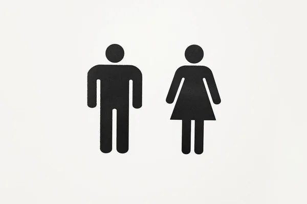 Segno toilette maschile e femminile — Foto Stock